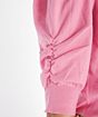 Esqualo Truitje V-Neck Gathering Sleeve Pink